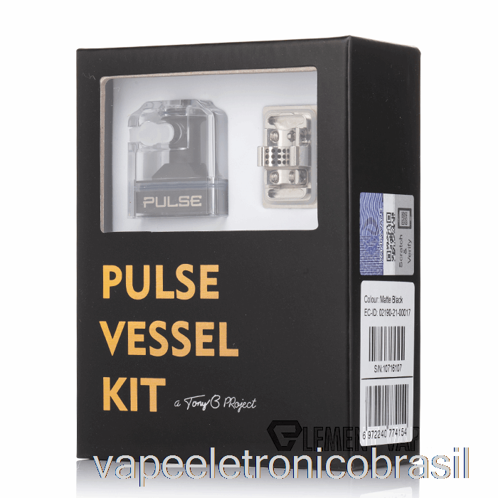 Vape Recarregável Vandy Vape Pulse Aio Ship Kit Fosco Cinza